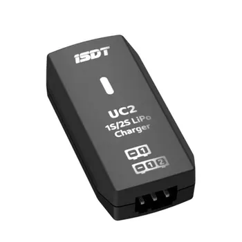 ISDT UC2 1S/2S LiPo Smart Rovnováhu Batérie Nabíjačka USB XH 2.54 Rovnováhu Port Priamej Poplatok