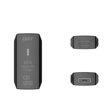 ISDT UC2 1S/2S LiPo Smart Rovnováhu Batérie Nabíjačka USB XH 2.54 Rovnováhu Port Priamej Poplatok Obrázok 2