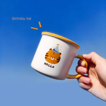 Japonský Štýl Jednoduché Hrnček Módne Keramická Šálka Úžitkovej Vody Pohár Matný Šálku Kávy Malý Tiger Priamo Trubice