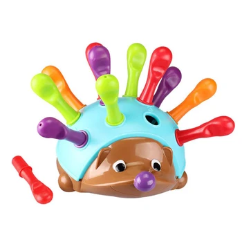 Ježko Tvar Triedič Farby Zodpovedajúce Hry, Skladanie Hračiek pre deti Raného Vzdelávania Vzdelávacie Interaktívne Hračky Montessori Dary