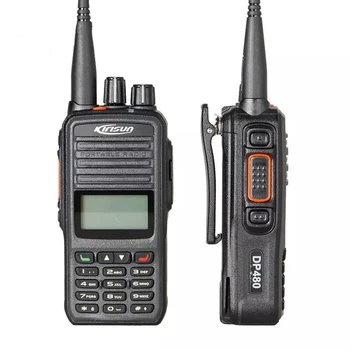KIRISUN Dual band Digitálne šifrované walkie talkie DMR 10W dlho hovoriť vzdialenosť dvoch spôsobom rádio DP480 Obrázok 2