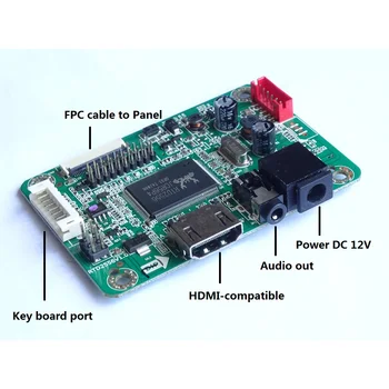 Kompatibilný s HDMI LCD LED EDP mini Radič Rada ovládač DIY Pre LP140WHU-TPD2/TPE1 1366*768 panel monitor Obrázok 2