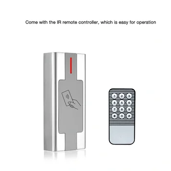 Kovové Samostatné Riadenie Prístupu IP67 125K ID karta RFID reader na home office access control Obrázok 2