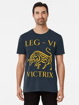 Legio VI Victrix. Starovekej Rímskej Légie Tričko 100% Bavlna, Krátky Rukáv, O-Krku Bežné T-shirts Voľné Top Nové, Veľkosť S-3XL Obrázok 2