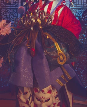 Mae Tamamo Onmyoji Hra Cosplay Mae Tamamo cosplay kostým, šaty Nádherné kimono kostým kompletnú Sadu kvalitných súkromných vlastných ma Obrázok 2