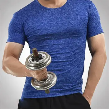 Muži Rýchle Suché, Krátke Cvičenie GYM Fitness Topy Tee pánske Športové Bežecké Jogy Kompresie Lyžovanie Cvičenie Muslce T Shirt 26