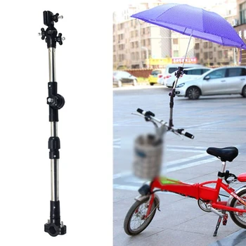 Nastaviteľné Kočík Dáždnik, Držiteľ Teleskopická Police Bike Konektor Príslušenstvo pre Vonkajšie Cestovanie Vetru Rainproof