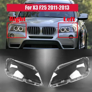 Newfor -BMW X3 F25 2011 2012 2013 Auta Svetlometov Kryt Jasný Objektív Svetlomet Tienidlo Shell Obrázok 2