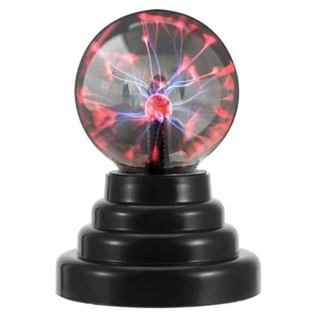Novinka USB Blesk Elektrostatické Ion Magické Crystal Ball Lampa Sklo Plazmy, 3-palcový Magic Ball, Spálne, Stolné Dekorácie