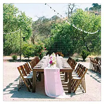 nové elegantné, krásne svadobné šifón stôl runner jedinečné luxusné kvalitné Obrus Príslušenstvo Na spoločenské Udalosti Banquet Obrázok 2