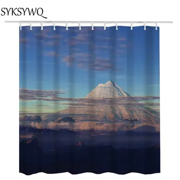 Nový Príchod Scenérie Mount Fuji sprchový záves nepremokavé tkaniny tkaniny veľkoobchod Japonsko montain kúpeľni sprchový záves