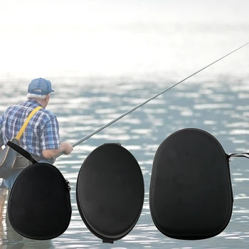 Odolné Rybárske Cievky Hard-Shell puzdro EVA Rybárske Tašky Fishing Cievky Skladovanie Taška na Spriadanie Baitcasting Plť Cievky Obrázok 2