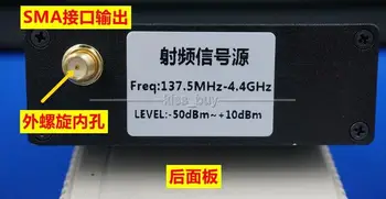 OLED digitálnym ADF4351 35M-4.4 GHZ generátora Signálu frekvencia RF signálu zdroja pre Ham Rádio zosilňovač Obrázok 2