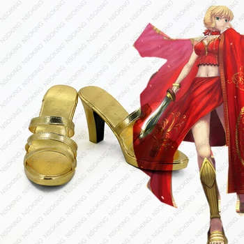 Osud EXTRA Nero Saber Colosseum Cosplay Topánky Anime Topánky