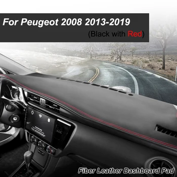 Peugeot 2008 2013-2019 Anti-Slip Mat Tabuli Pad Slnečník Dashmat Chrániť Koberec Auto Príslušenstvo