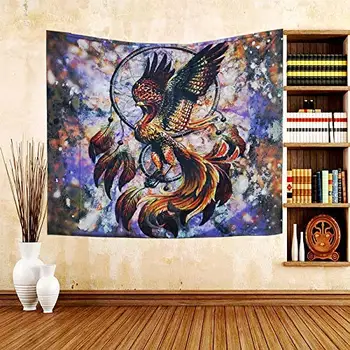 Phoenix Dreamcatcher Gobelín Dekorácie Jedinečné Domova