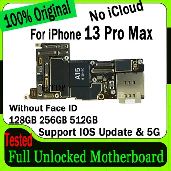 Podporu IOS aktualizácia&NECH 4G 5G Pre iphone 13 Pro Max Doske Pôvodné Odomknutý Č icloud Logic Board 128 gb kapacitou 256 GB 512 gb diskom MB Obrázok 2