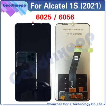 Pre Alcatel 1S (2021) 6025 6056 6025H 6025D LCD Displej Dotykový Displej Digitalizátorom. Montáž Pre Alcatel 1S 2021 Obrazovke Náhradné