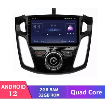 Pre Ford Focus MK3 2012-2017 Android 12 Auto Rádio Stereo Prijímač Video MP5 Prehrávač Multimediálnych Navigácie GPS Č. 2 Din Dvd