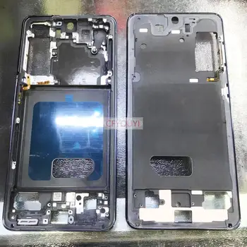 Pre Samsung Galaxy S21 Stredný Rám Rám Doska (Black/Silver/Ružová)