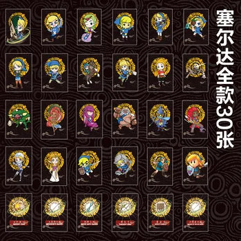 Prepínač Zelda Dych Wild Amiibo Karta Plná 30 Crossover Karty Zelda Série Zbraň Karty