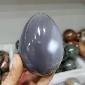 Prírodný kameň achát vajcia Domova Čakra Kameň Reiki Liečenie