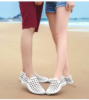 Pánske Letné Sandále Baotou Cut-out Mäkkou Podrážkou Non Slip Ležérne Topánky Milovníkov'Beach Topánky Móda Diery Veľké Topánky veľkosť 45