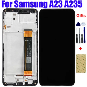 Pôvodný Pre Samsung Galaxy A23 A235 A235M SM-A235F/DS A325F LCD Displej Displej Matrix s Dotyk Digitalizátorom. Montáž Rámu
