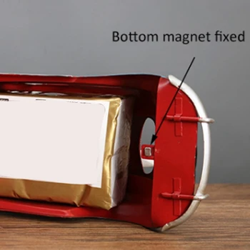 Retro Chrobák Auto Tkaniva Papierové Krabice Kovaného Železa Tkaniva Box Retro Model Ozdoby Praktickú Tvorivosť Roztomilý Obrázok 2