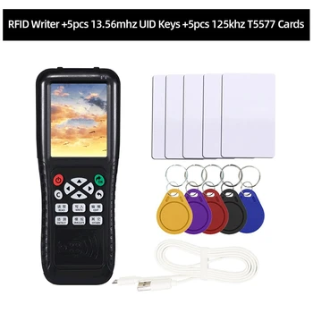 RFID Kopírka S Plnou Dekódovacia Funkcia Smart Card Key NFC IC ID Rozmnožovacie Čitateľ, Spisovateľ (UID Tlačidlo T5577 Karty) Obrázok 2