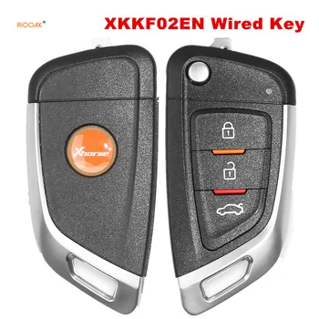 RIOOAK XHORSE XKKF02EN Univerzálne Diaľkové Auto Kľúč s 3 Tlačidlami pre VVDI Kľúčový Nástroj (anglická Verzia) zámočník nástroje