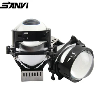 SANVI 3.0 V5 Auto Bi LED Projektor Objektív svetlometu 35W 5500K Auto LED Projektor Objektív Svetlomet S Hella 3r Držiak Svetla, Retrofit