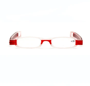 Skladacia Prenosné Okuliare na Čítanie Ženy Muži Mini Farebné Superlight 360 Rotujúce Proti Blu Klasické Módne 1 2 3 4
