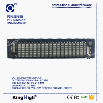Spektrum Displej VFD Displej Vákuový Fluorescenčný Displej Audio Zosilňovač HNAC-25MM02 HLD215C 35-2501