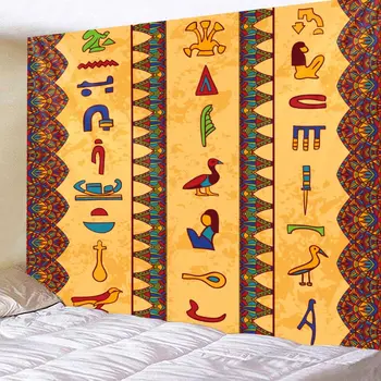 Staroveký Egypt Gobelín Stenu Pre Domáce Deco Obývacia Izba, Spálňa Wall Art Veľké Veľkosti Voľný Pád