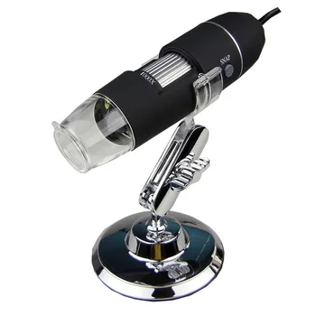 USB 1000X Digitálny Mikroskop s 8 LED Nastaviteľné 0X-1000X Zväčšením Optické Lupy Loupes Biologické Mikroskopy