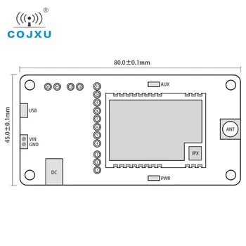USB TTL Skúšobnej Doske SX1262 30dBm 900MHz FEC internet vecí Bezdrôtový Vysielač Modul cojxu E22-900TBH-01 Obrázok 2