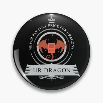 Veliteľ Ur Dragon Soft Tlačidlo Pin Darček Klopě Pin Oblečenie Odznak Karikatúra Roztomilý Golier Brošňa Šperky Klobúk Milenca Creative Móde