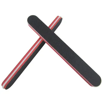Veľkoobchod Kvalitné hrubé nechty súbor Dvojité bočné Červená pilníčkov na nechty manikúra nástroj nail art krásy buffer 600pcs/veľa doprava zadarmo