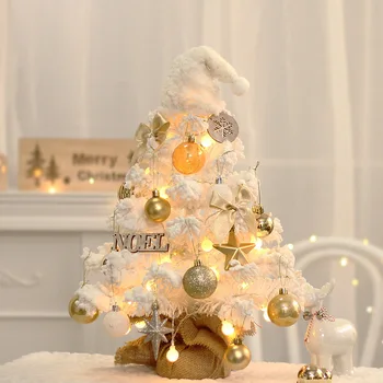 Vianočné Dekorácie LED Vianočný Strom Malé Borovica pre Domáce Izba Dekor Halloween Party v Novom Roku 2022 Navidad Dekoračné Doplnky