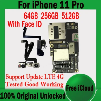 Vysoko Kvalitné Testované Dobré Pre iPhone 11 Pro základná Doska S IOS Systém Originálny Odomknutý Logicboard Č. ID Doska Aktualizácia Obrázok 2
