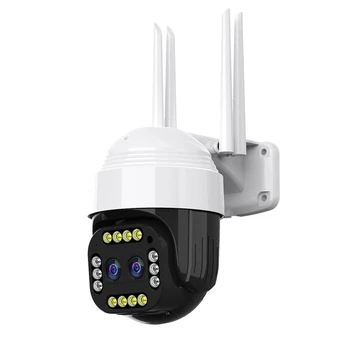 Yoosee 1080P Bezpečnostné Vonkajšie WIFI Fotoaparát, Dual Objektívom Dva Spôsoby, ako Audio Nepremokavé Smart Home Speed Dome Bezdrôtový CCTV Kamery Obrázok 2