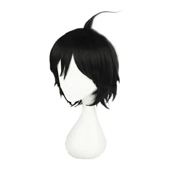 Ḃ Anime Haikyuu! Karasuno Tadashi Jamaguči-peluca falso de pelo corto, disfraz de voleibol lech, para fiesta de Halloween Obrázok 2